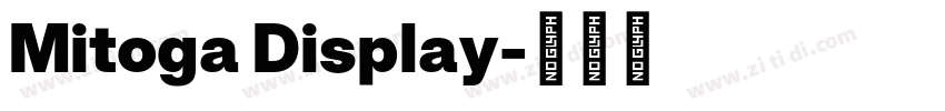 Mitoga Display字体转换
